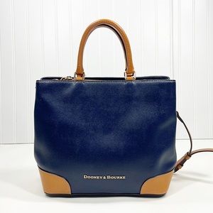 DOONEY & BOURKE | Beatrice Blue Leather Satchel